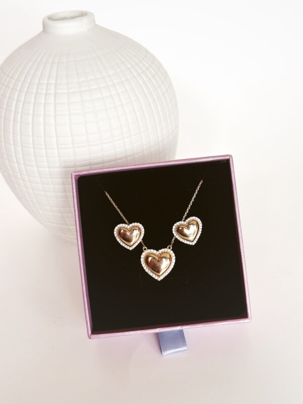 Set Amor - Collar y aretes