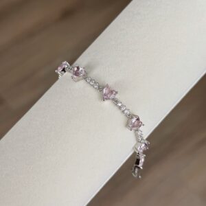 Pulsera de corazones | plateado