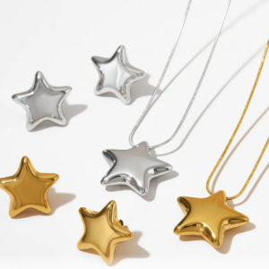 Collar de estrella - Silver & Gold